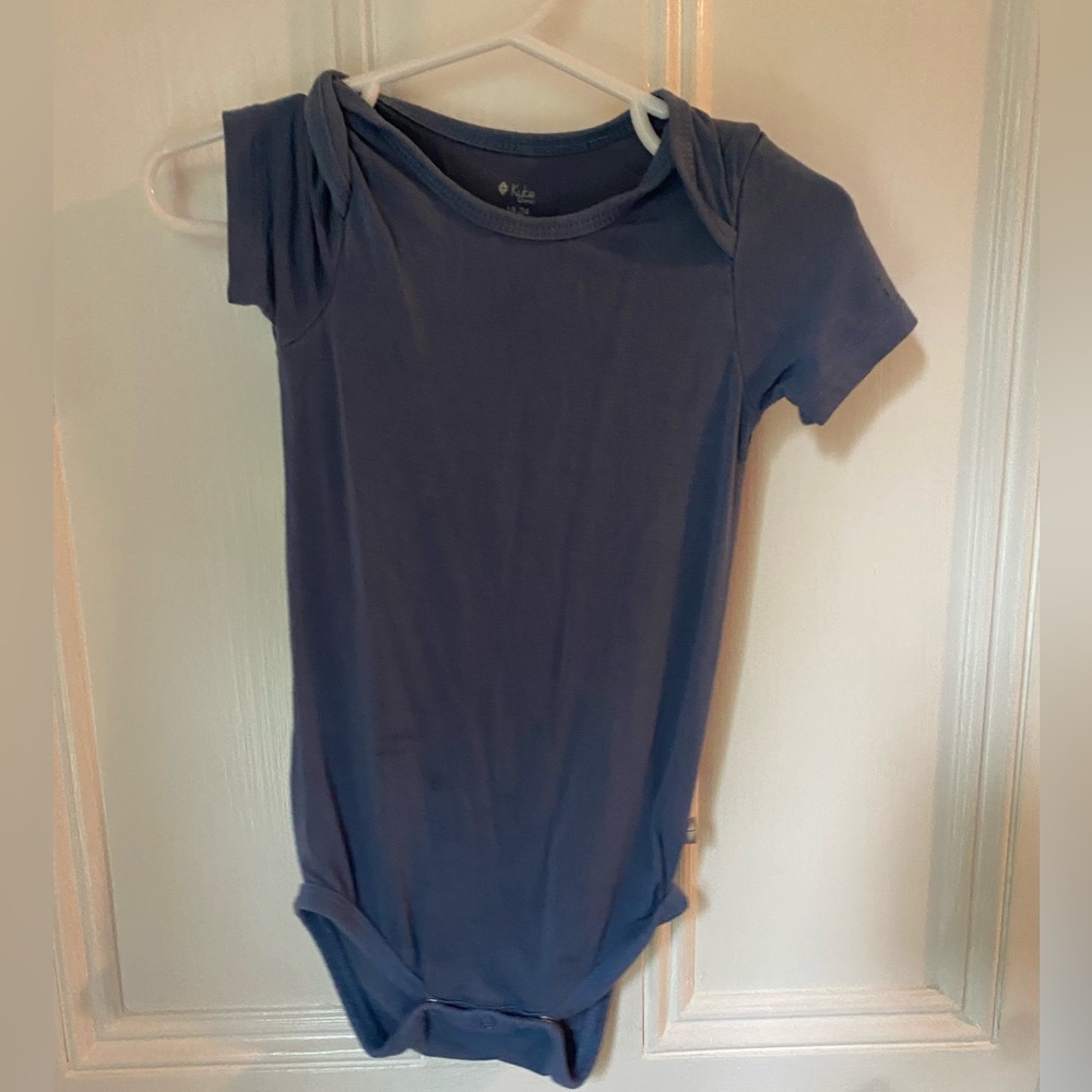 Kyte Baby - Short Sleeve Bodysuit - Steel - 18-24m